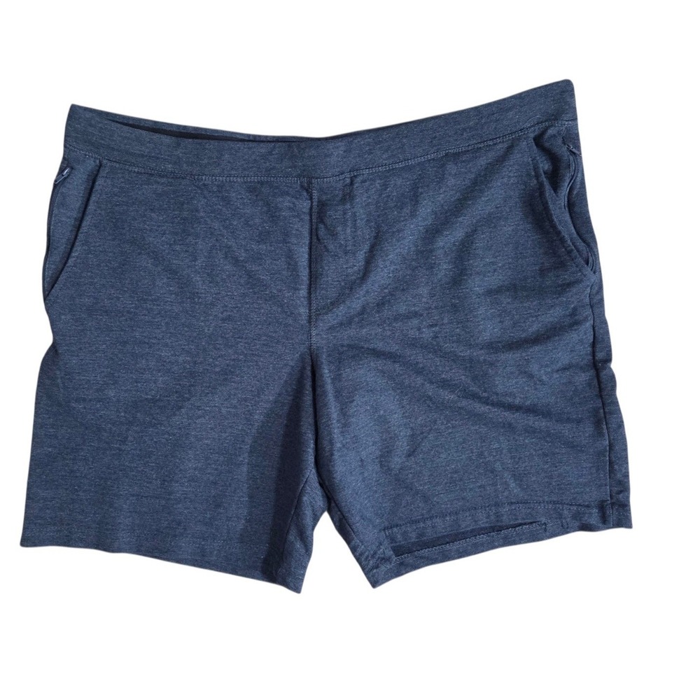 Eddie Bauer Men's Blue Lounge Casual Comfort Shorts‎ Elastic Waist Pockets XXL